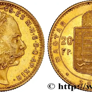 OR, PALLADIUM ET PLATINE INVESTISSEMENT 20 Francs or ou 8 Forint François-Joseph Ier 1888 Kremnitz fwo_809463 Monde Jusqu’à Épuisement Des Stocks