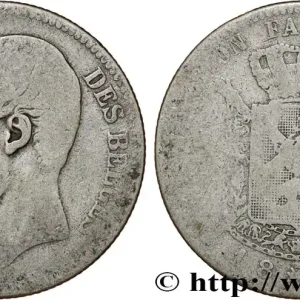 Garantie Incluse BELGIQUE 2 Francs Léopold II légende française 1866 fwo_809750 Monde