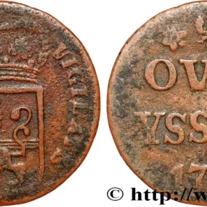 Nouvelle Collection PAYS-BAS - PROVINCES-UNIES 1 Duit Overijssel 1768 fwo_809992 Monde