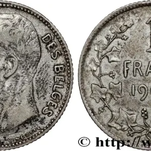 Nouveauté BELGIQUE 1 Franc Léopold II légende française 1909 fwo_810089 Monde