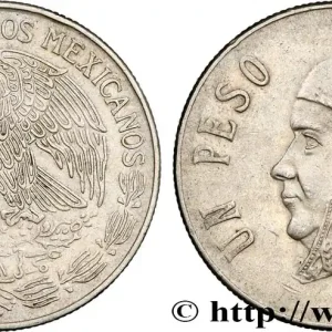 MEXIQUE 1 Peso Jose Morelos y Pavon / aigle 1971 Mexico fwo_810317 Monde Vente Directe