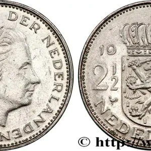 PAYS-BAS 2 1/2 Gulden Juliana 1970 fwo_810322 Monde Meilleure Qualité