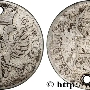 Prix Bas ALLEMAGNE - LUBECK - VILLE HANSÉATIQUE DE LUBECK 4 Schilling 1727 Lubeck fwo_810525 Monde