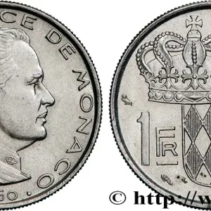 Offre Spéciale MONACO 1 Franc Rainier III 1960 Paris fwo_817309 Monde