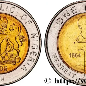 Petit Prix NIGERIA 1 Naira Sir Herbert Macauley fondateur du mouvement nationaliste nigérian 2006 fwo_818111 Monde