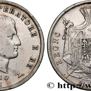 ITALIE - ROYAUME D'ITALIE - NAPOLÉON Ier 5 Lire 1810 Milan fwo_818126 Monde Commande En Gros