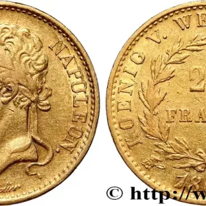 Populaire ALLEMAGNE - ROYAUME DE WESTPHALIE - JÉRÔME NAPOLÉON 20 Franken 1808 Cassel fwo_787801 Monde