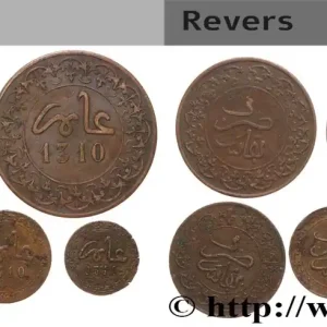 Prix Bas MAROC - HASSAN I Lot 1/4, 1/2, 1, 2 et 4 Fels Hassan I an 1310 (1892) Fez fwo_791336 Monde