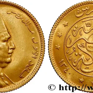 ÉGYPTE - ROYAUME D'ÉGYPTE - FOUAD Ier 100 Piastres or AH1340 1922 fwo_809980 Monde Haute Qualité