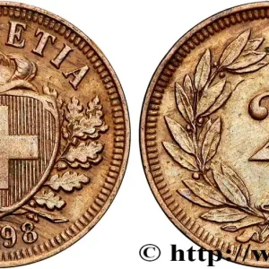 Tendance SUISSE 2 Centimes (Rappen) 1898 Berne fwo_816070 Monde