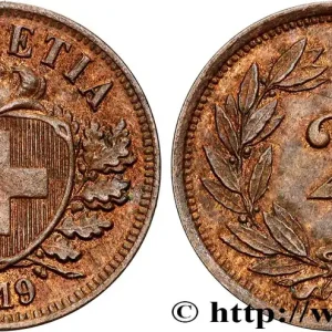 SUISSE 2 Centimes (Rappen) 1919 Berne fwo_816124 Monde Quantité Limitée