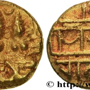 INDES - ROYAUME DE VIJAYANAGAR 1/2 Pagode d’or (XIVe-XVIe S.) Atelier indéterminé fwo_660803 Monde Artisanat