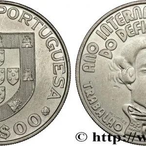 PORTUGAL 100 Escudos année internationale des handicapés 1981 fwo_690291 Monde Exclusif