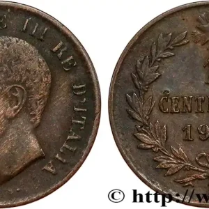 ITALIE 1 Centesimo Victor Emmanuel III 1908 Rome fwo_791371 Monde Dernier Modèle
