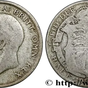 Dernière Chance ROYAUME-UNI 1/2 Crown Georges V 1922 fwo_793529 Monde