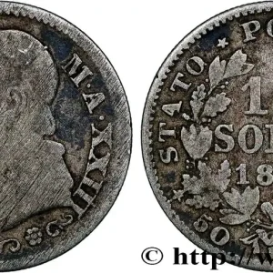 VATICAN ET ÉTATS PONTIFICAUX 10 Soldi (50 Centesimi) Pie IX an XXIII 1868 Rome fwo_793613 Monde Gros Lot