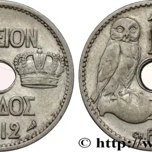 GRÈCE 10 Lepta 1912 Paris fwo_806628 Monde Offre Exclusive