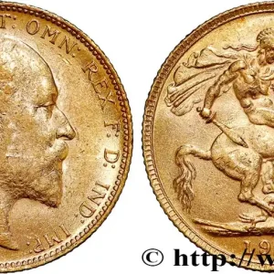 Bon Plan OR, PALLADIUM ET PLATINE INVESTISSEMENT 1 Souverain Edouard VII 1905 Londres fwo_809328 Monde