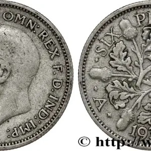 ROYAUME-UNI 6 Pence Georges V 1936 fwo_812494 Monde Dernier Modèle