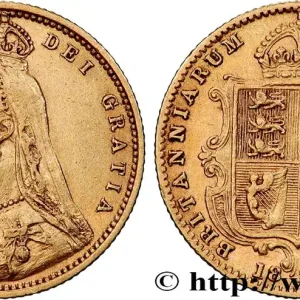 OR, PALLADIUM ET PLATINE INVESTISSEMENT 1/2 Souverain Victoria “buste du jubilé” 1892 Londres fwo_817408 Monde Top Vente