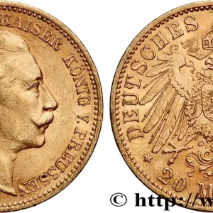 OR, PALLADIUM ET PLATINE INVESTISSEMENT 20 Mark Guillaume II 1898 Berlin fwo_817457 Monde Tendance