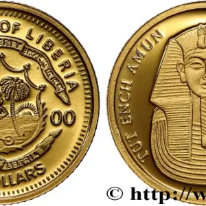 Offre Limitée LIBERIA 25 Dollars Proof Toutankhamon 2000 fwo_818365 Monde