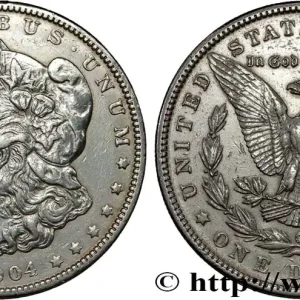 ÉTATS-UNIS D'AMÉRIQUE 1 Dollar Morgan 1904 Philadelphie fwo_818469 Monde Super Prix