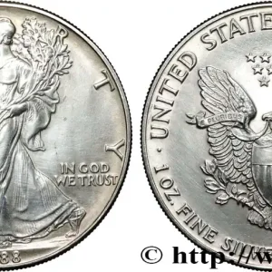 ÉTATS-UNIS D'AMÉRIQUE 1 Dollar type Silver Eagle 1988 Philadelphie fwo_818501 Monde Tendance