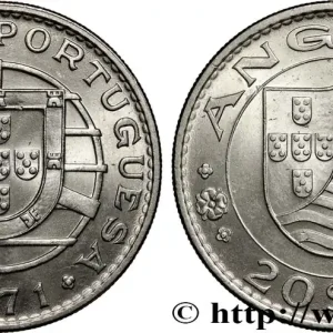 Satisfait Ou Remboursé ANGOLA 20 Escudos monnayage colonial Portugais 1971 fwo_818509 Monde