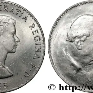 ROYAUME-UNI 1 Crown Winston Churchill 1965 fwo_819354 Monde Premium