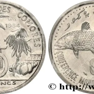 COMORES Essai de 5 Francs 1984 Paris fwo_819551 Monde Nouvel Arrivage