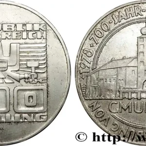 AUTRICHE 100 Schilling 700e anniversaire du château de Gmunden 1978 fwo_819556 Monde Achetez Aujourd’hui