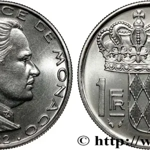MONACO 1 Franc Rainier III 1982 Paris fwo_819573 Monde Paiement Sécurisé