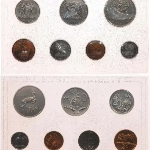 Certifié AFRIQUE DU SUD Série FDC 7 monnaies 1989 fwo_708023 Monde