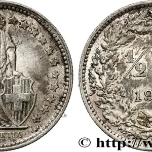 Acheter Direct SUISSE 1/2 Franc Helvetia 1958 Berne fwo_793060 Monde