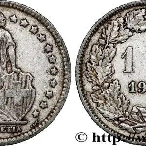 SUISSE 1 Franc Helvetia 1910 Berne - B fwo_793540 Monde Affaire À Saisir