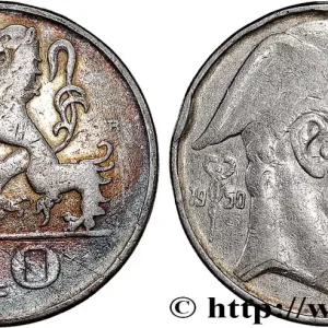 BELGIQUE 20 Francs Mercure, légende française 1950 fwo_797964 Monde Soldes