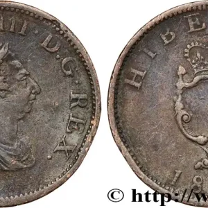 IRLANDE 1/2 Penny Georges III 1805 fwo_798873 Monde Offre Exclusive