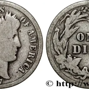 Quantité Limitée ÉTATS-UNIS D'AMÉRIQUE 1 Dime Barber 1907 Philadelphie fwo_807714 Monde