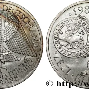 ALLEMAGNE 10 Mark 750e anniversaire de la ville de Berlin 1987 Hambourg fwo_807994 Monde Certifié