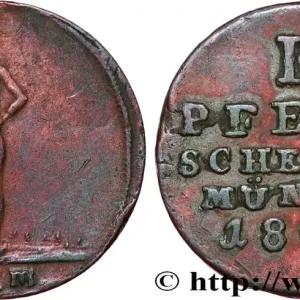 Seulement Aujourd’hui ALLEMAGNE - BRUNSWICK-WOLFENBUTTEL 1 Pfenning George III 1804 fwo_808031 Monde