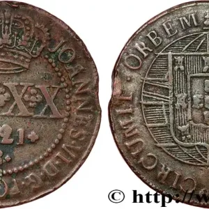 Petit Prix BRÉSIL - JEAN VI 80 (LXXX) Reis 1821 Bahia fwo_808102 Monde