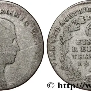 ALLEMAGNE - PRUSSE 1/6 Thaler Frédéric-Guillaume III 1816 Berlin fwo_808372 Monde Expédié Aujourd’hui