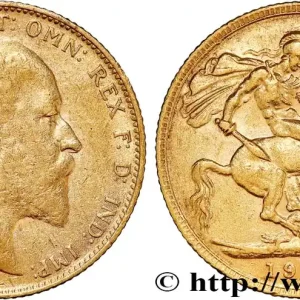 OR, PALLADIUM ET PLATINE INVESTISSEMENT 1 Souverain Edouard VII 1907 Londres fwo_809345 Monde Achat Immédiat