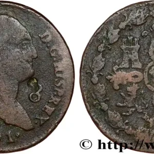 ESPAGNE 8 Maravedis Charles IIII 1791 Ségovie fwo_810100 Monde Livraison Gratuite