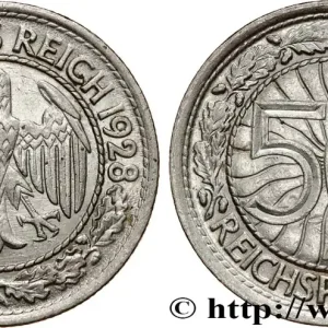 Remise ALLEMAGNE 50 Reichspfennig aigle 1928 Berlin fwo_810158 Monde