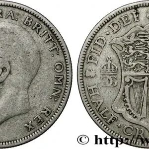 ROYAUME-UNI 1/2 Crown Georges V 1928 fwo_811425 Monde Artisanat