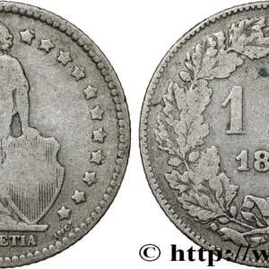 SUISSE 1 Franc Helvetia 1894 Paris - A fwo_812289 Monde Livraison Express