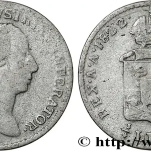 Exclusif ITALIE - LOMBARDIE-VENITIE 1/4 Lire François Ier d’Autriche 1822 Venise fwo_812379 Monde