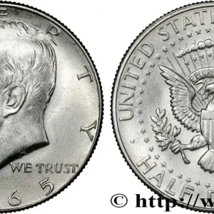 ÉTATS-UNIS D'AMÉRIQUE 1/2 Dollar Kennedy 1965 Philadelphie fwo_819598 Monde Nouvelle Collection